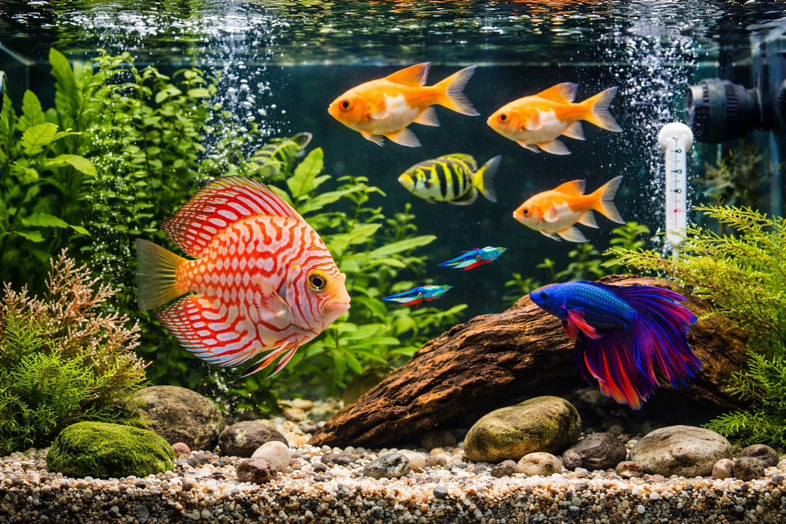 ایگزوٹک مچھلیاں اور ایکویریم کے آسان ٹپس