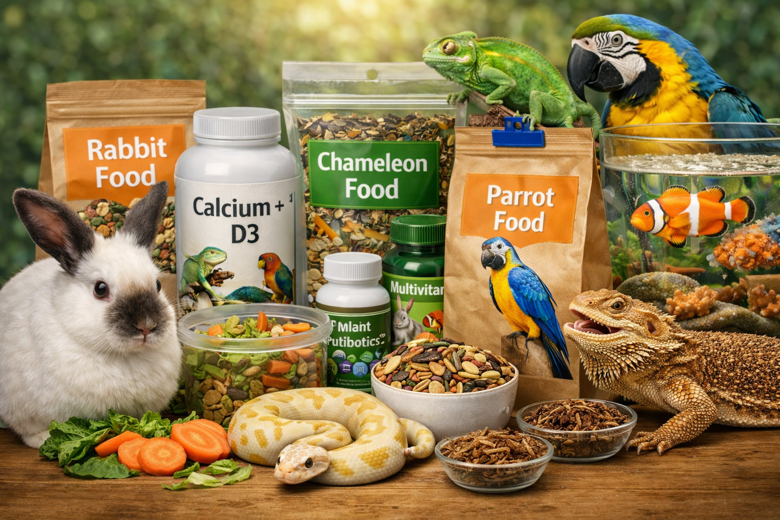 ایگزوٹک پالتو جانور کی خوراک محفوظ کرنے کے طریقے